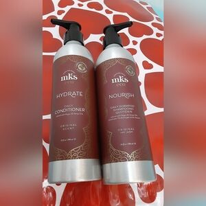 NEW mks eco Nourish Shampoo and Hydrate Conditioner Set